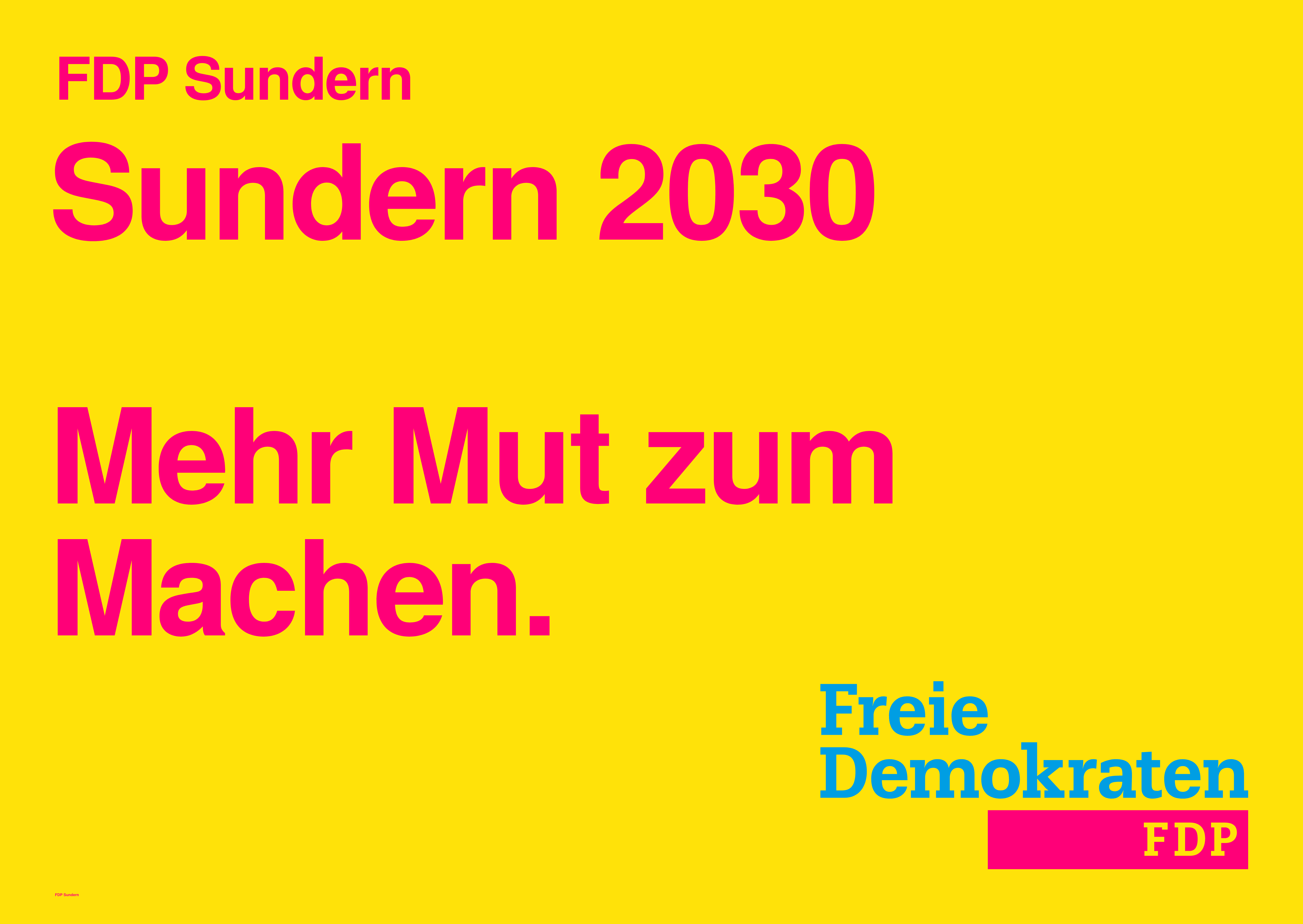 Mehr Mut zum Machen.
