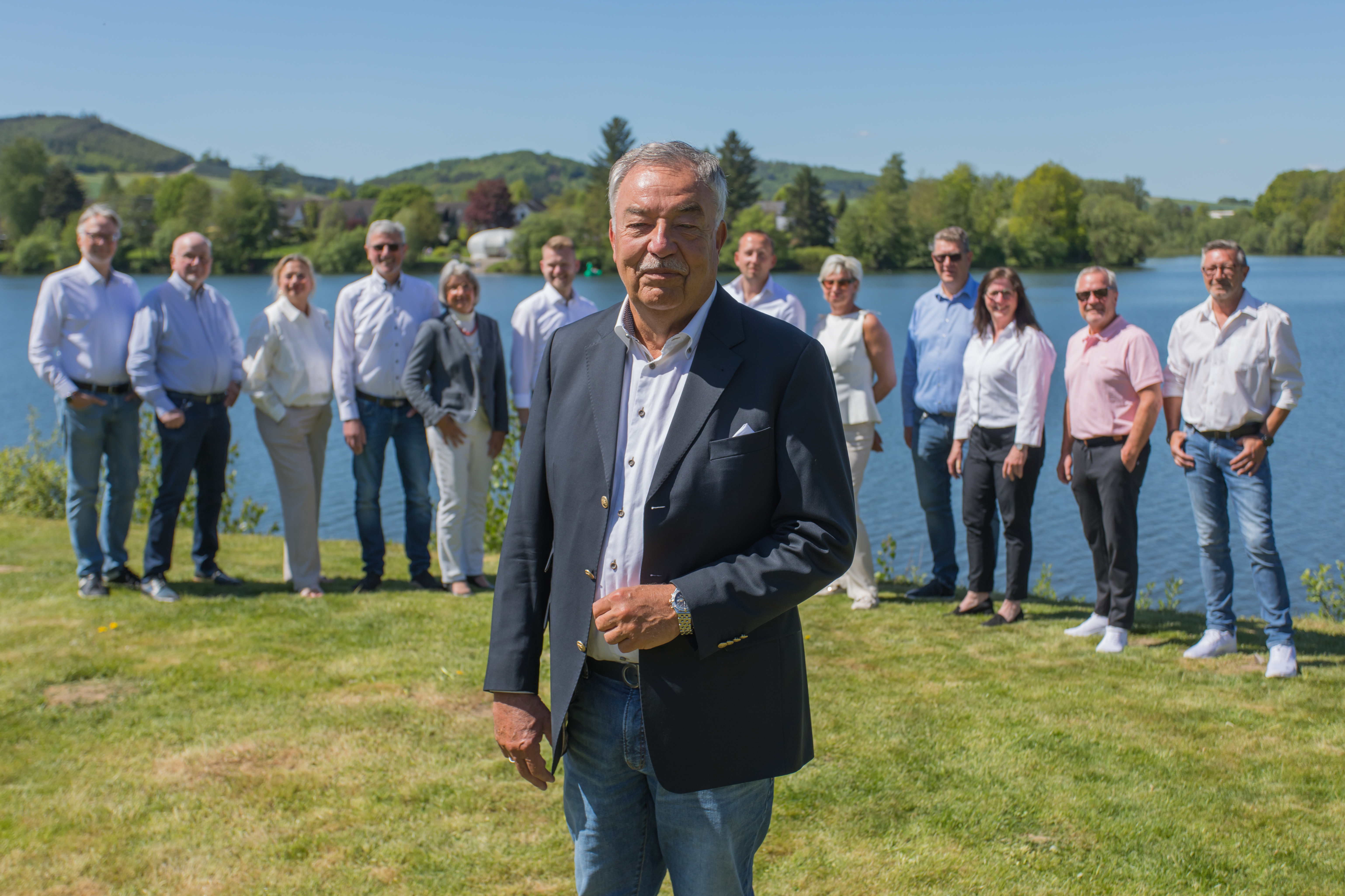 Alfred Heidbrink und das Team der FDP Sundern für die Kommunalwahl 2025